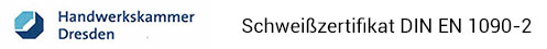 Schweisszertifikat DIN EN 1090-2